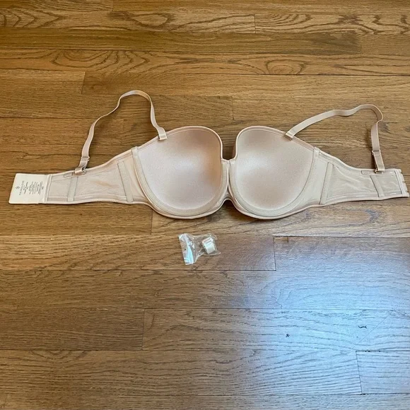 Thirdlove classic 24/7 strapless bra microfiber taupe 36C - Picture 5 of 5